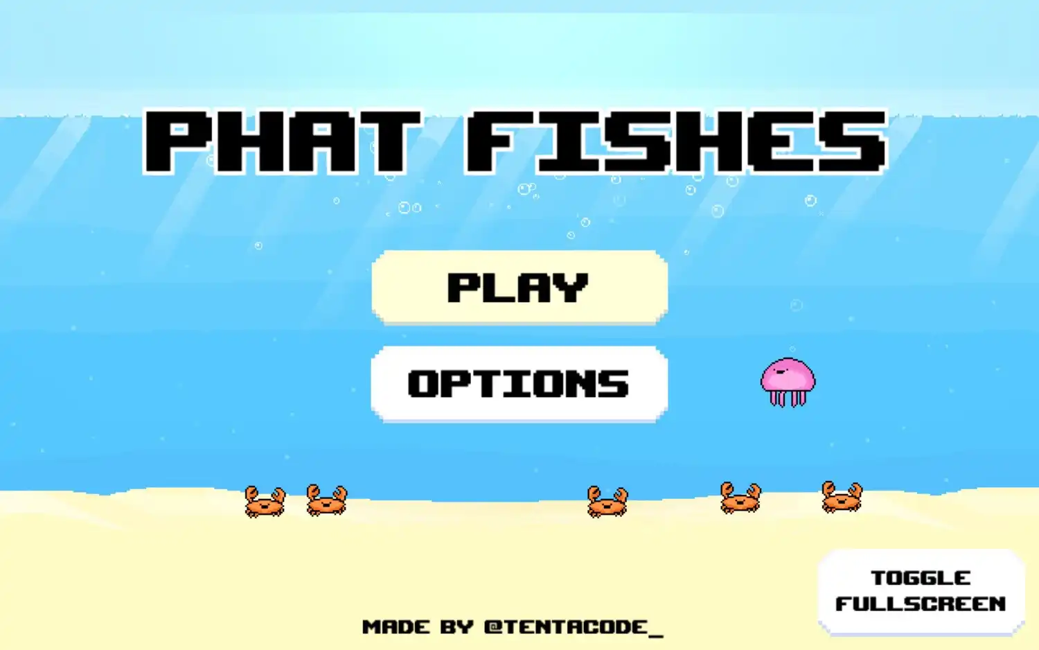 Phat Fishes title screen